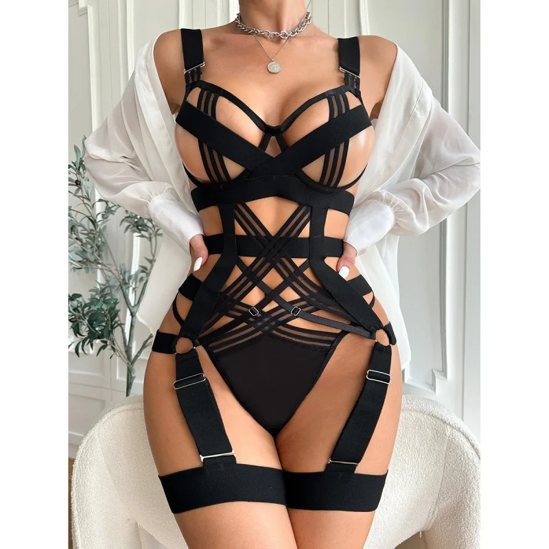 Silk Tie Striped - Bikini mode Sexy Locomotive sauvage sangle