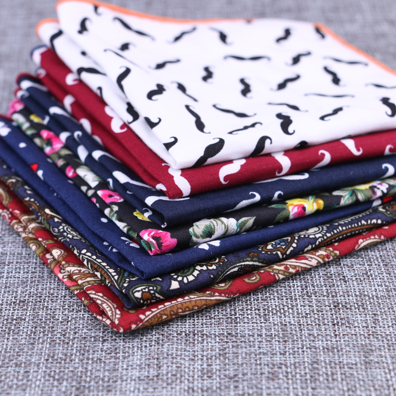 Handkerchief Cotton Men - Mouchoir de poche carré en coton