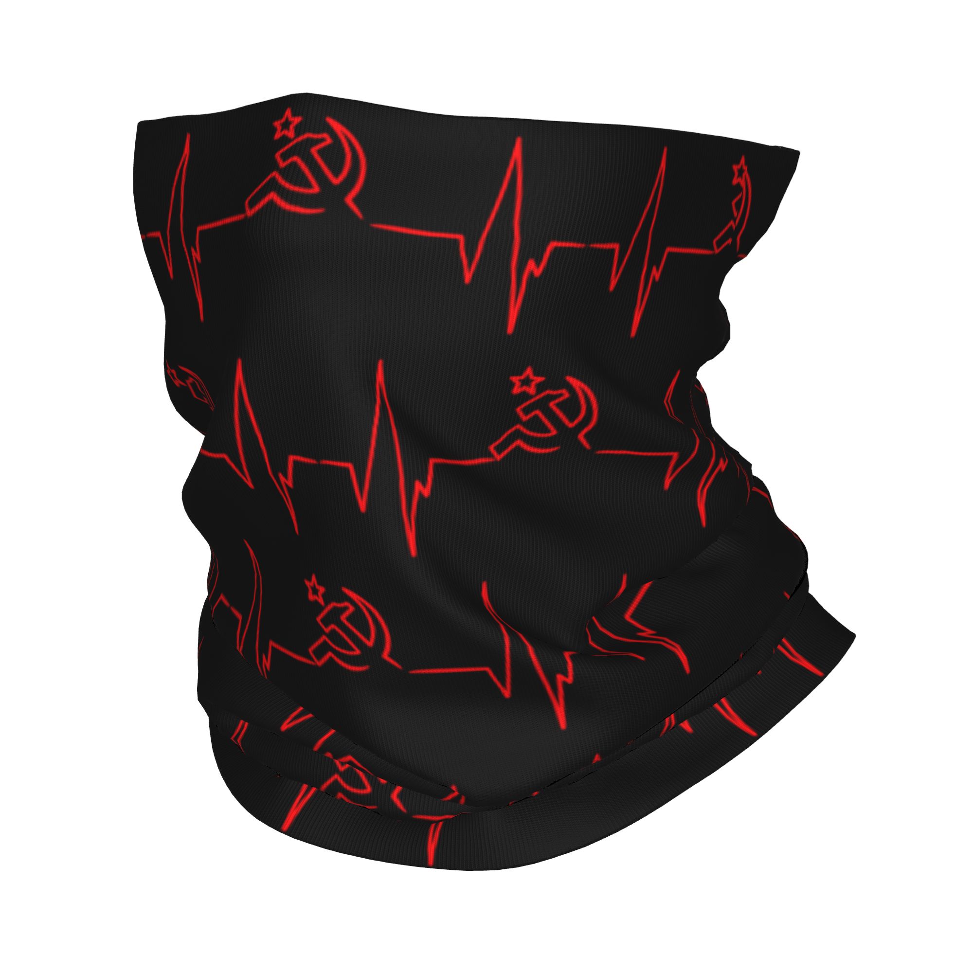 Neck Warmer Tube - Personnalisé battement de coeur drapeau russe
