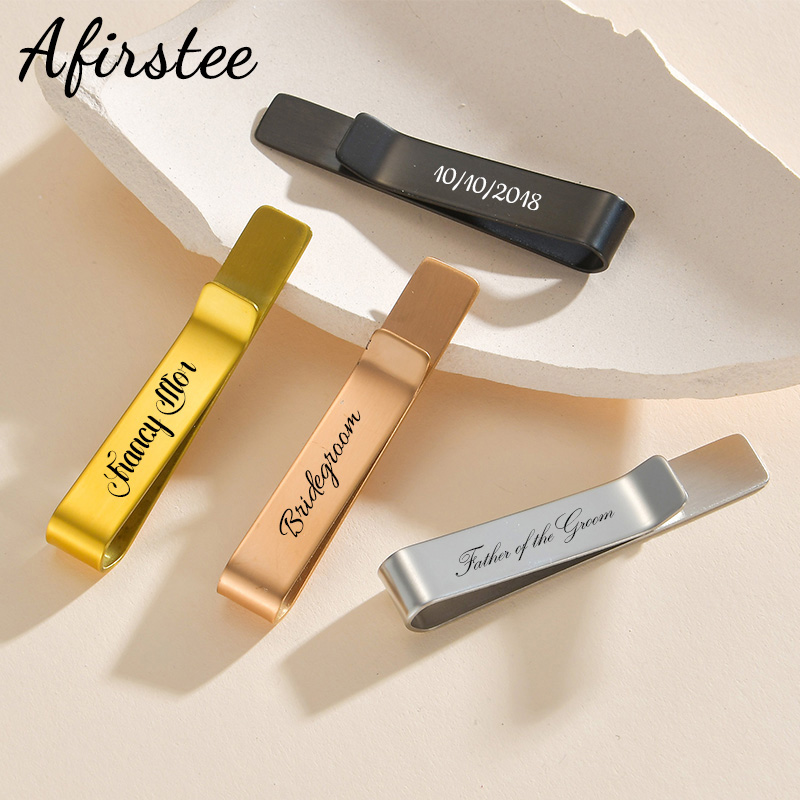 Tie Bar Set Gift - Afirstee – pinces à cravate avec