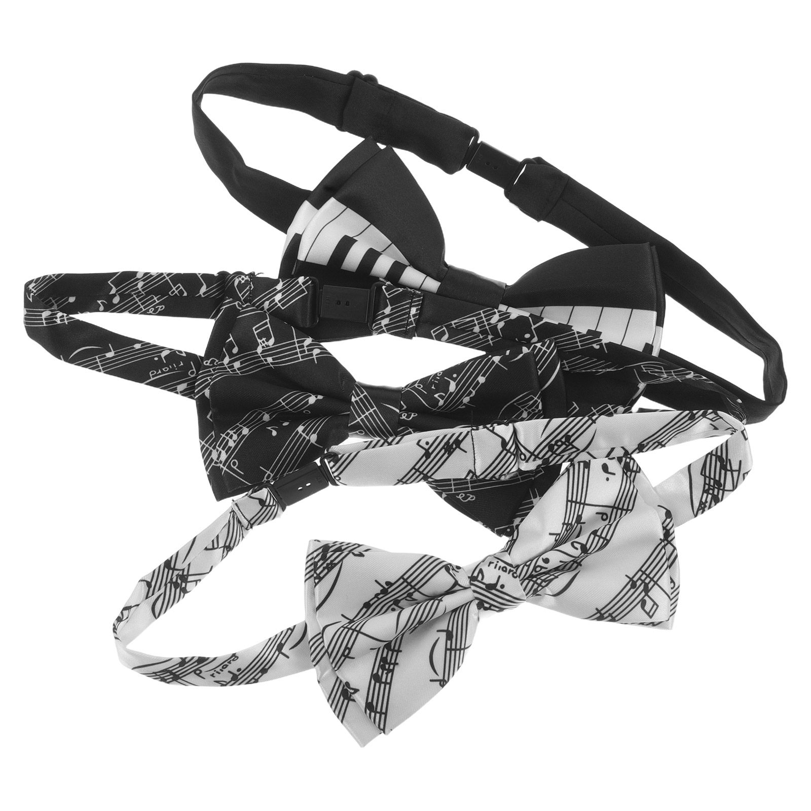 Bow Tie Pre Tied - Lot de 3 nœuds papillon à