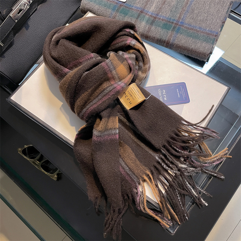 Muffler Men Wool - Haute qualité Pure 100% laine hommes
