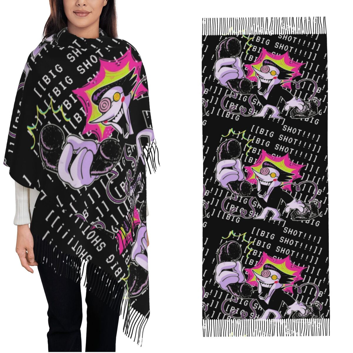 Pashmina Wrap Large - Deltarune Châle pour femme hiver grande