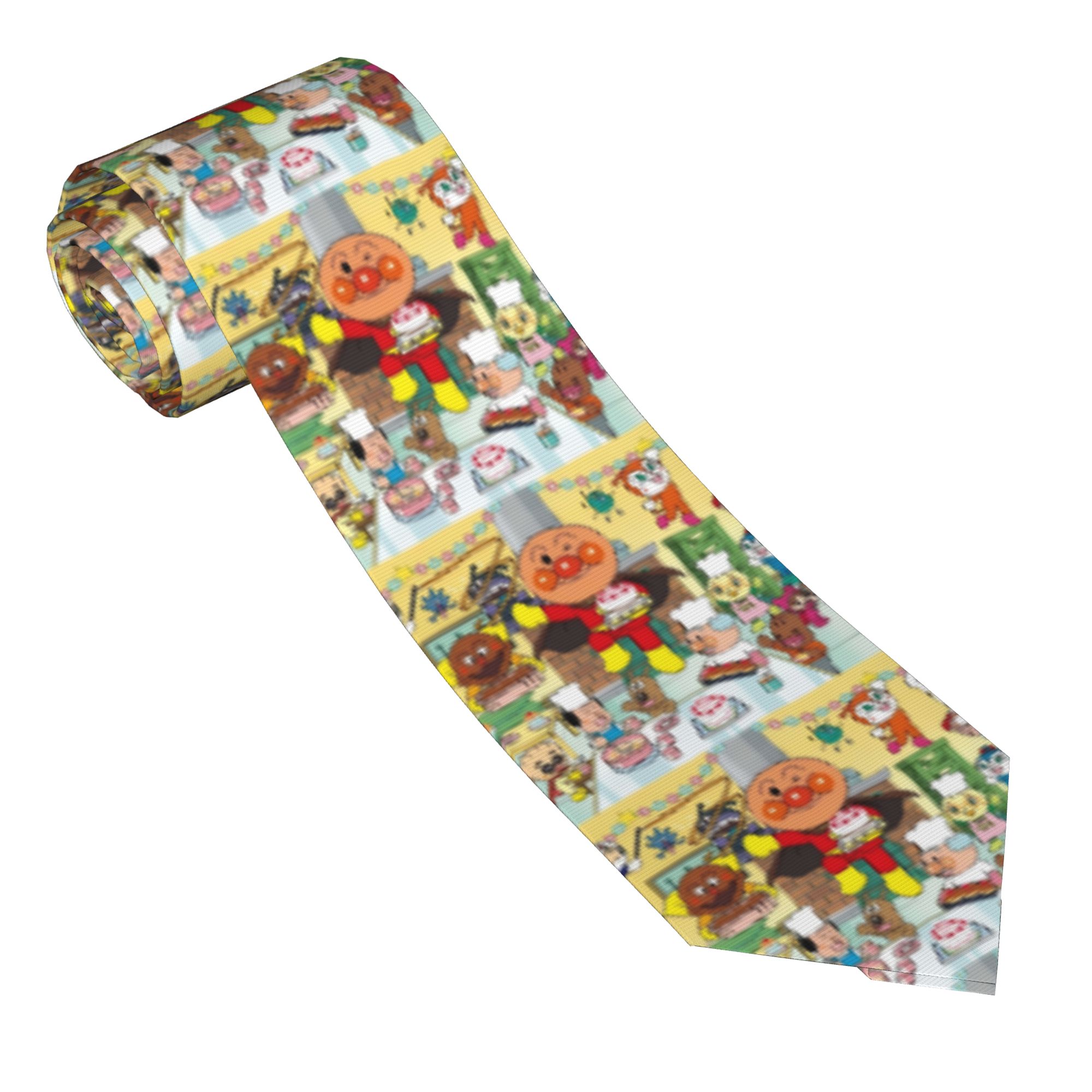 Skinny Tie Men - Cravates fines de 8 cm Anpanman,