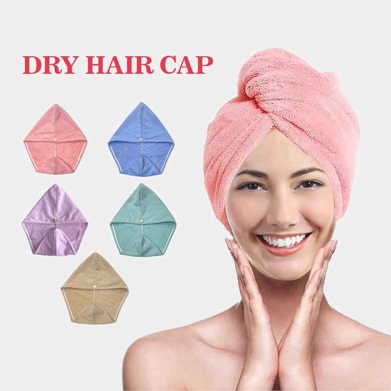 Head Wrap Turban - Serviette de cheveux en microfibre pour
