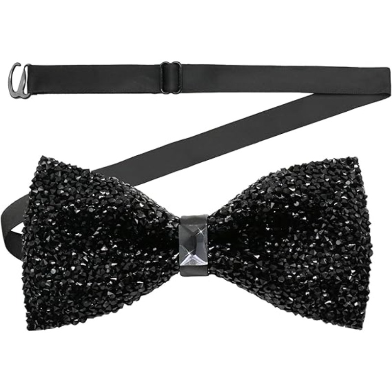 Bow Tie Pre Tied - Nœuds papillon tendance en strass pour