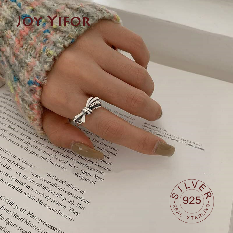 Tie Clip Silver - Bagues réglables en argent Sterling 925