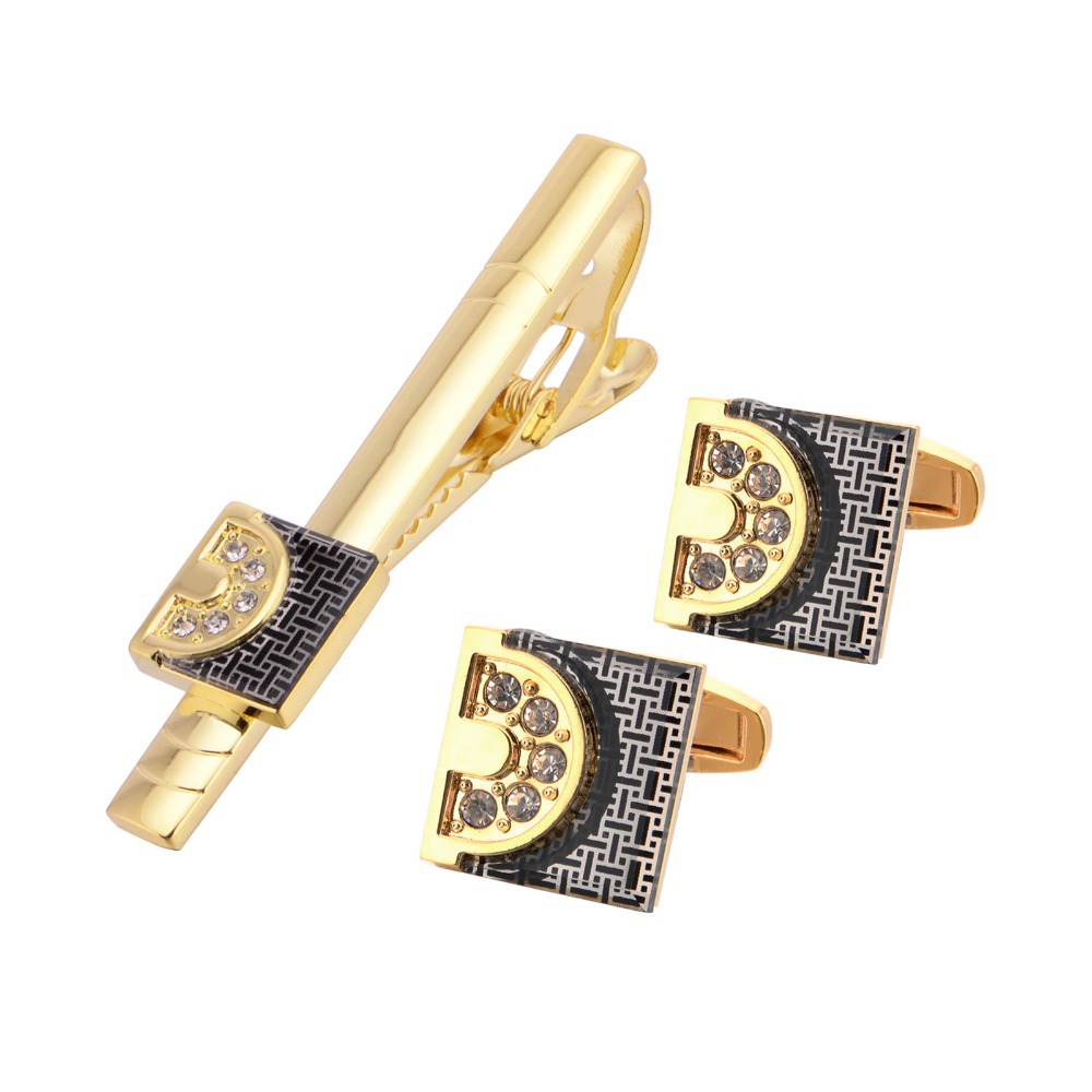 Tie Bar Set Gift - Ensemble de boutons de manchette et
