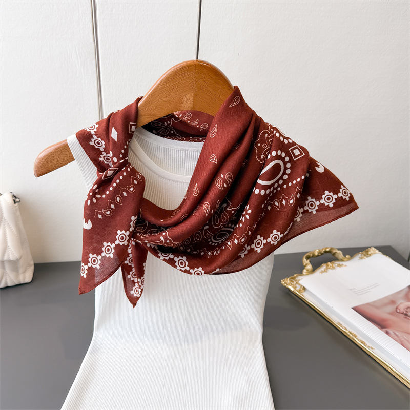 Foulard carré en pur coton pou - Bandana Cotton avis et prix