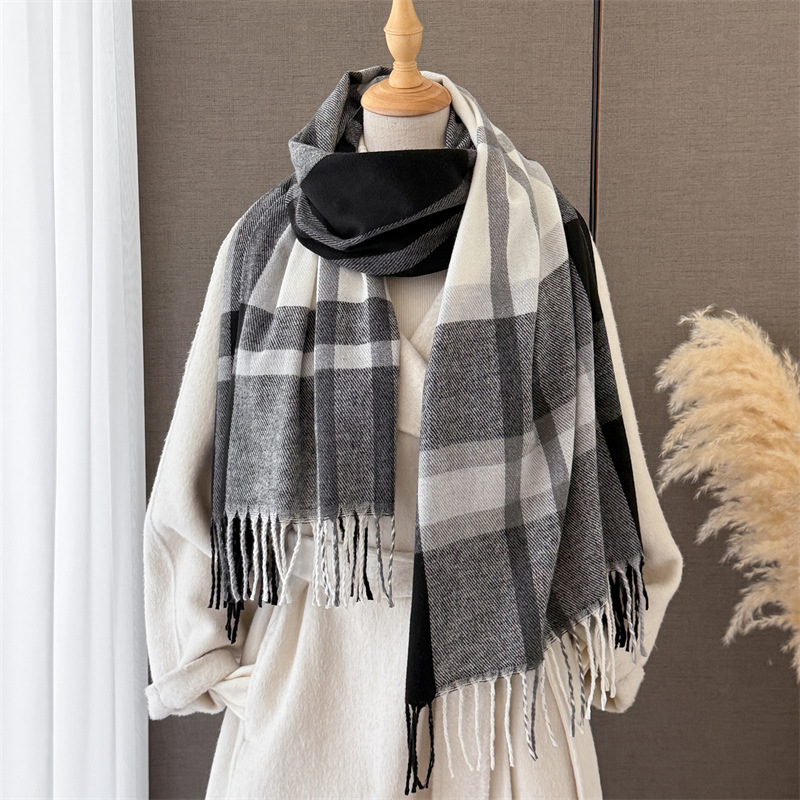 Châle en imitation cachemire à - Pashmina Wrap Large avis et prix