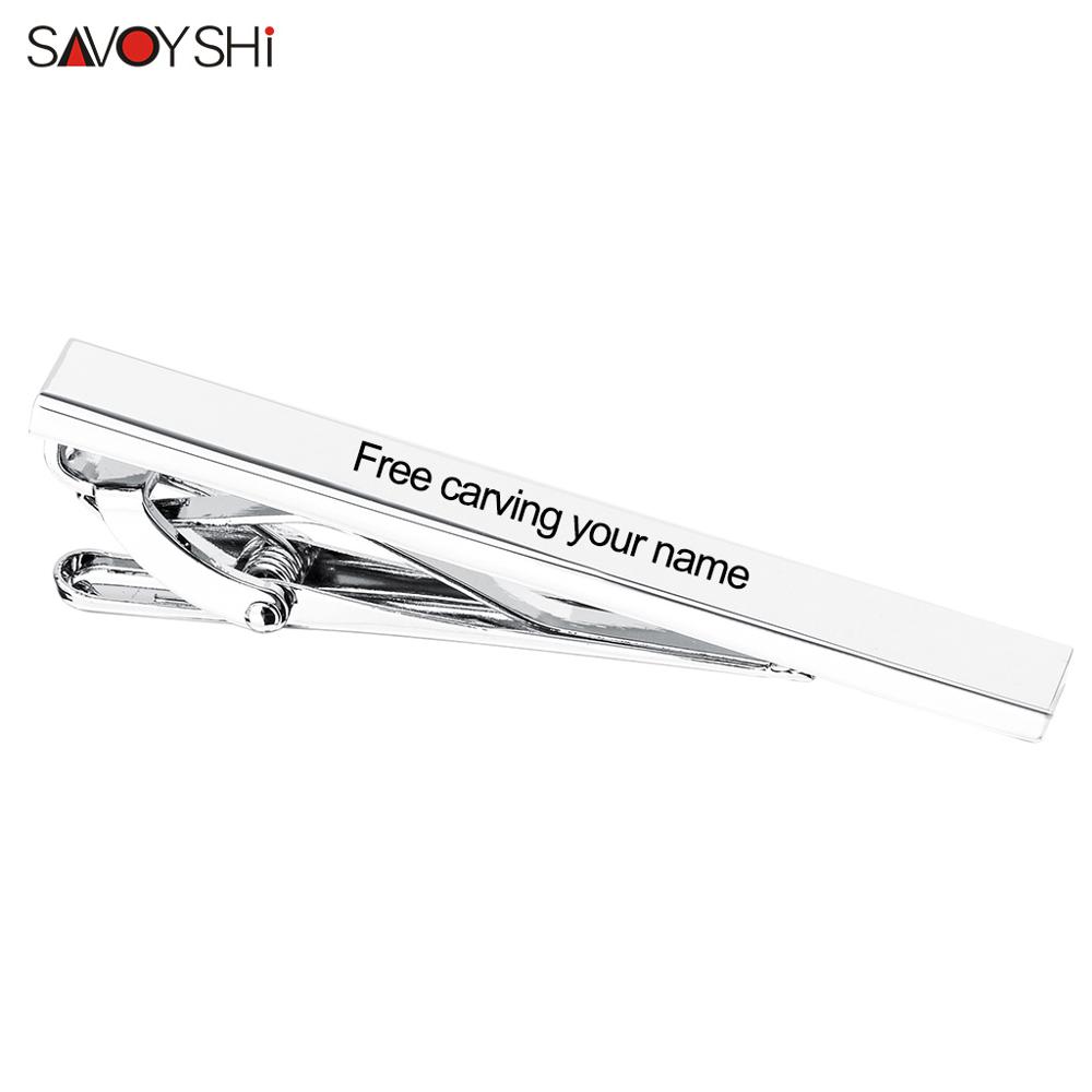 SAVOYSHI gravure gratuite nom  - Tie Bar Set Gift avis et prix