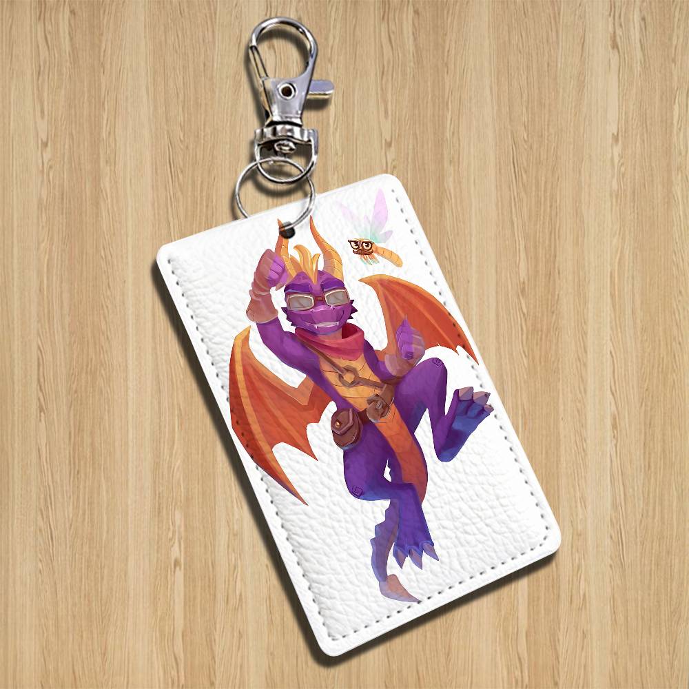 Porte-clés en cuir Spyro le Dr - Lanyard Badge Holder avis et prix