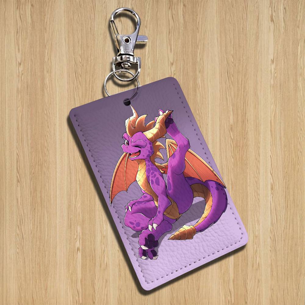 Porte-clés en cuir Spyro le Dr - Lanyard Badge Holder avis et prix