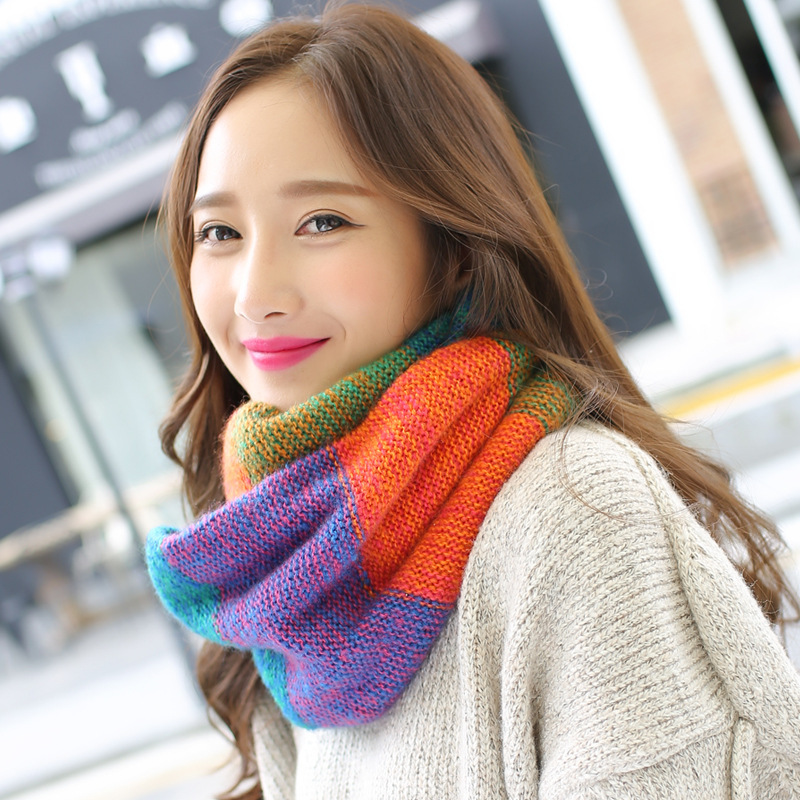 VISROVER couleur foulards femm - Infinity Scarf Knit avis et prix
