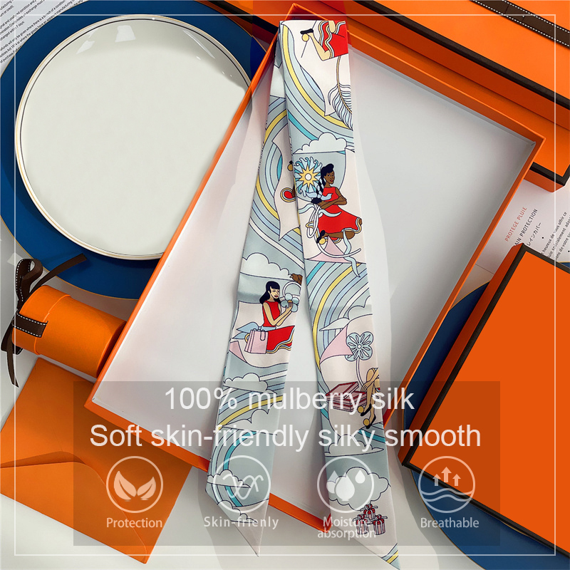 Foulard en soie de mûrier pour - Ascot Neck Scarf avis et prix
