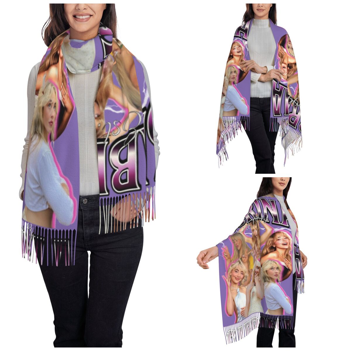 Sabrina charpentier années 90  - Pashmina Wrap Large avis et prix