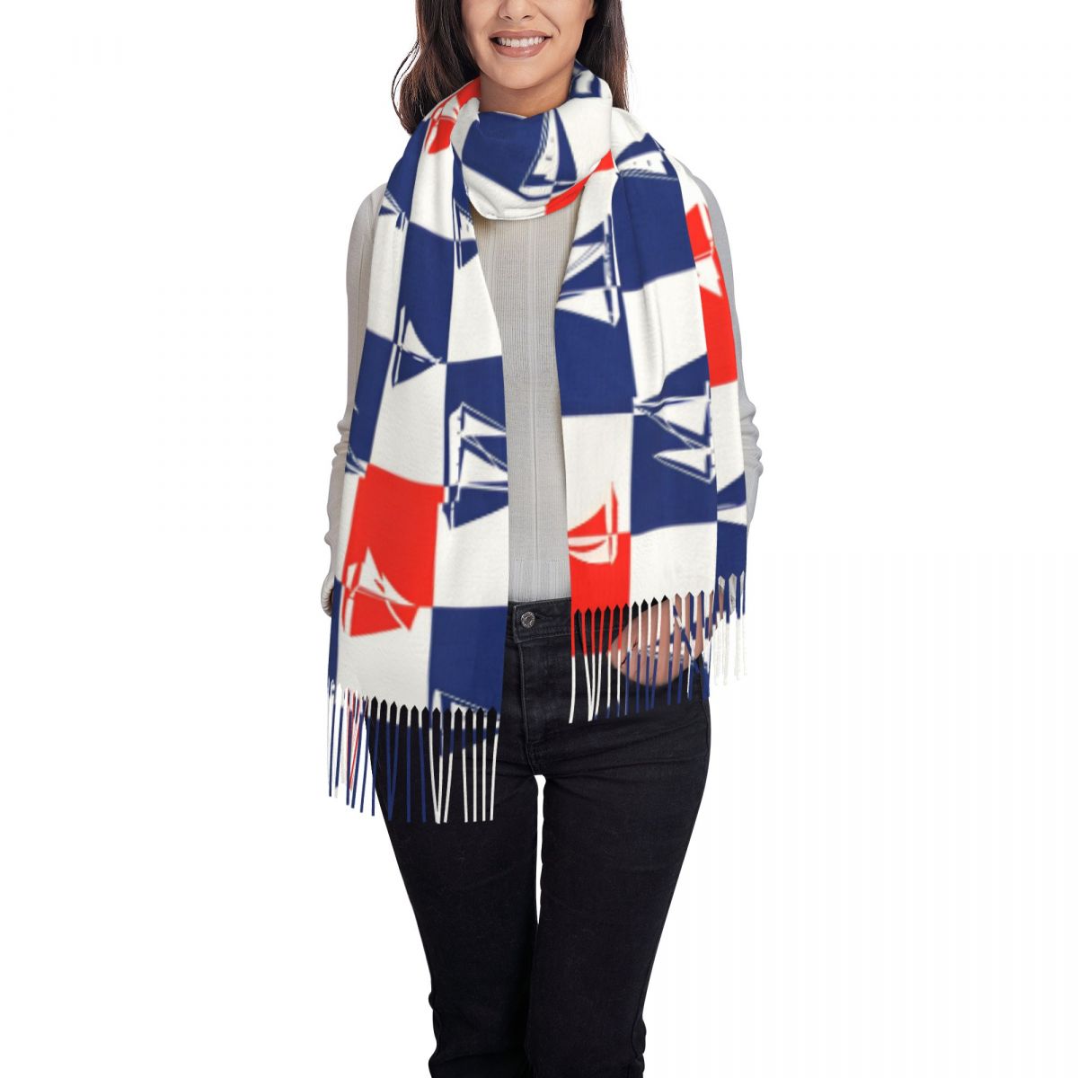 Navire à voile océan écharpe a - Pashmina Wrap Large avis et prix