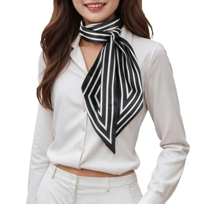 Mode rayures cheveux ruban éch - Silk Tie Striped avis et prix