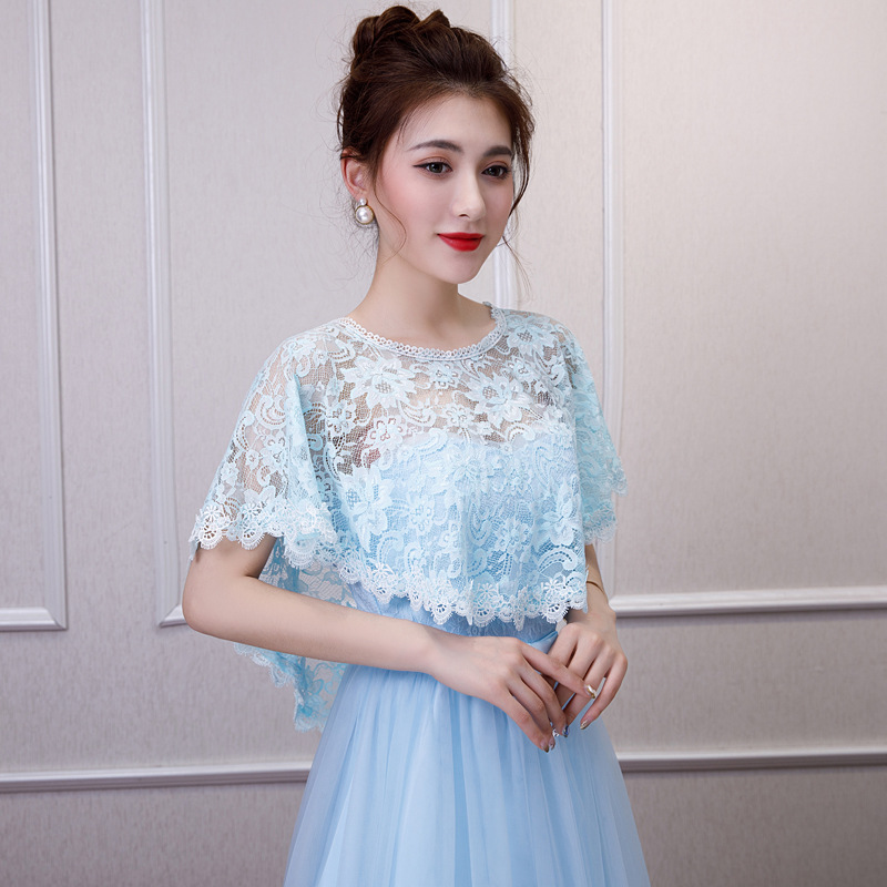 Veste ronde de mariage en dent - Stole Wedding Shawl avis et prix