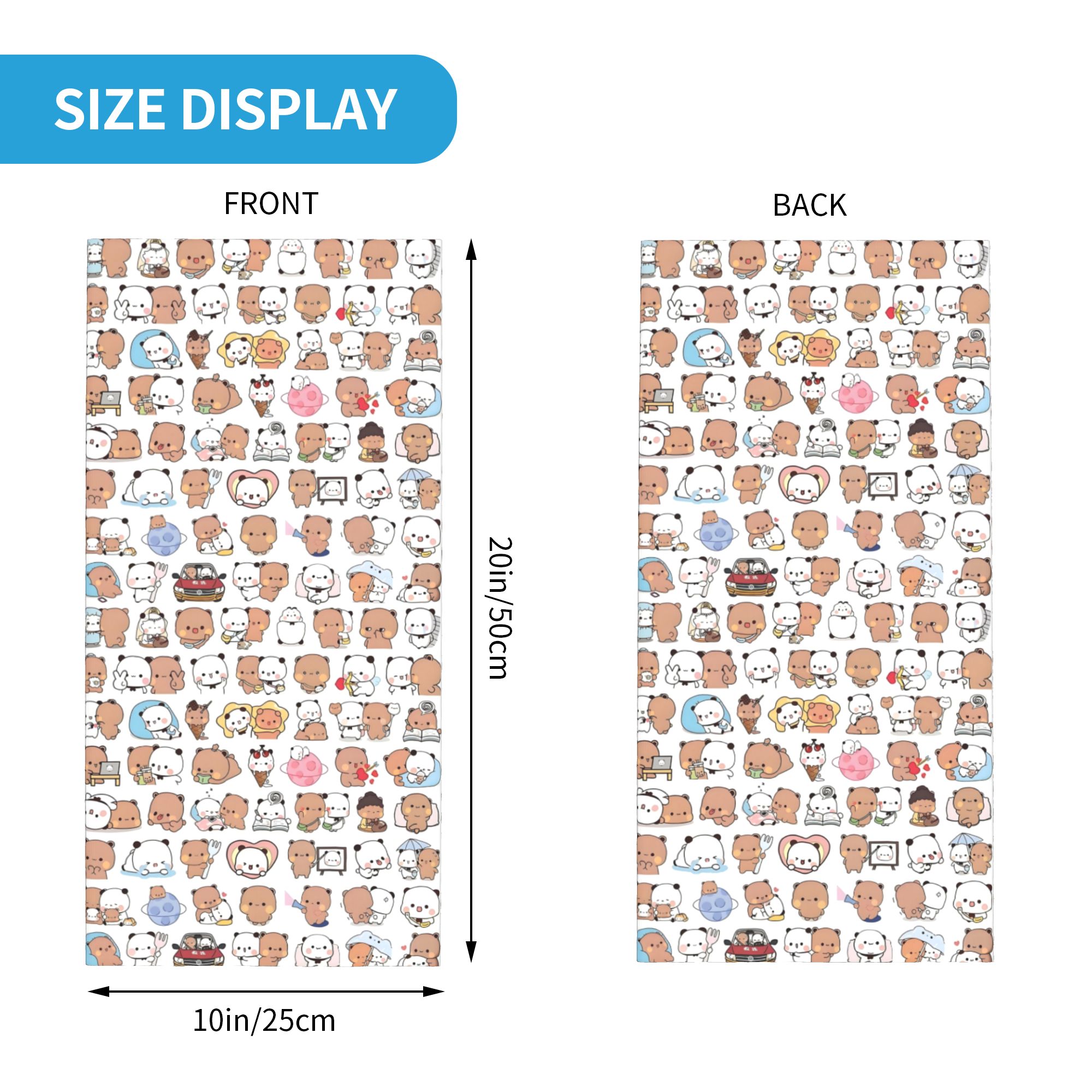 Personnalisé ours dessin animé - Neck Warmer Tube avis et prix