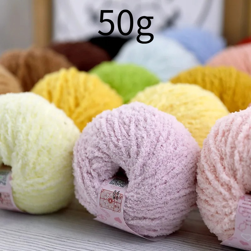 Fil en peluche courte 50g 70m, - Woven Scarf Blanket avis et prix