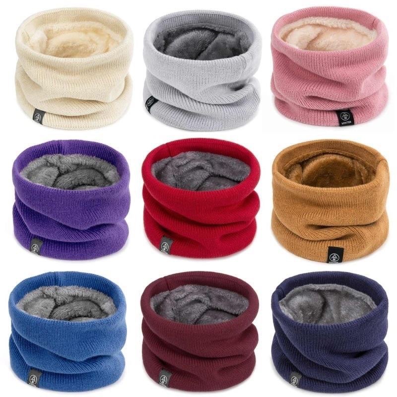 Hiver tricoté en peluche épais - Infinity Scarf Knit avis et prix