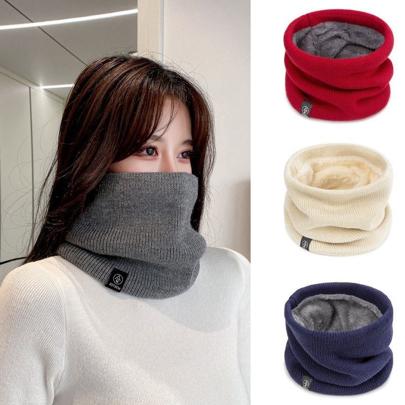 Hiver tricoté en peluche épais - Infinity Scarf Knit avis et prix