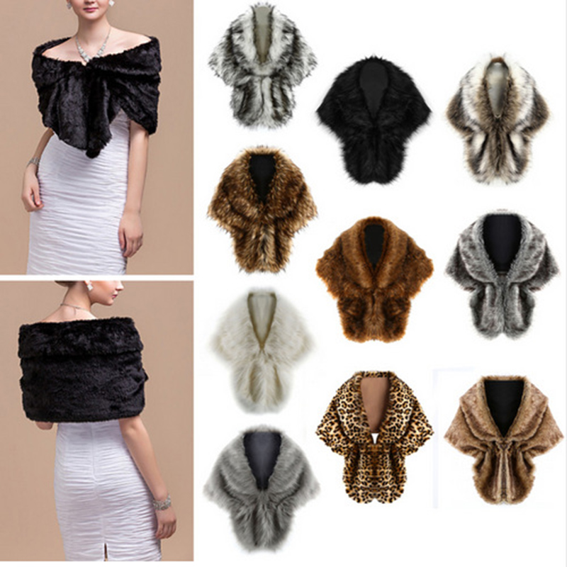 Cape de mariée en fausse fourr - Stole Wedding Shawl avis et prix