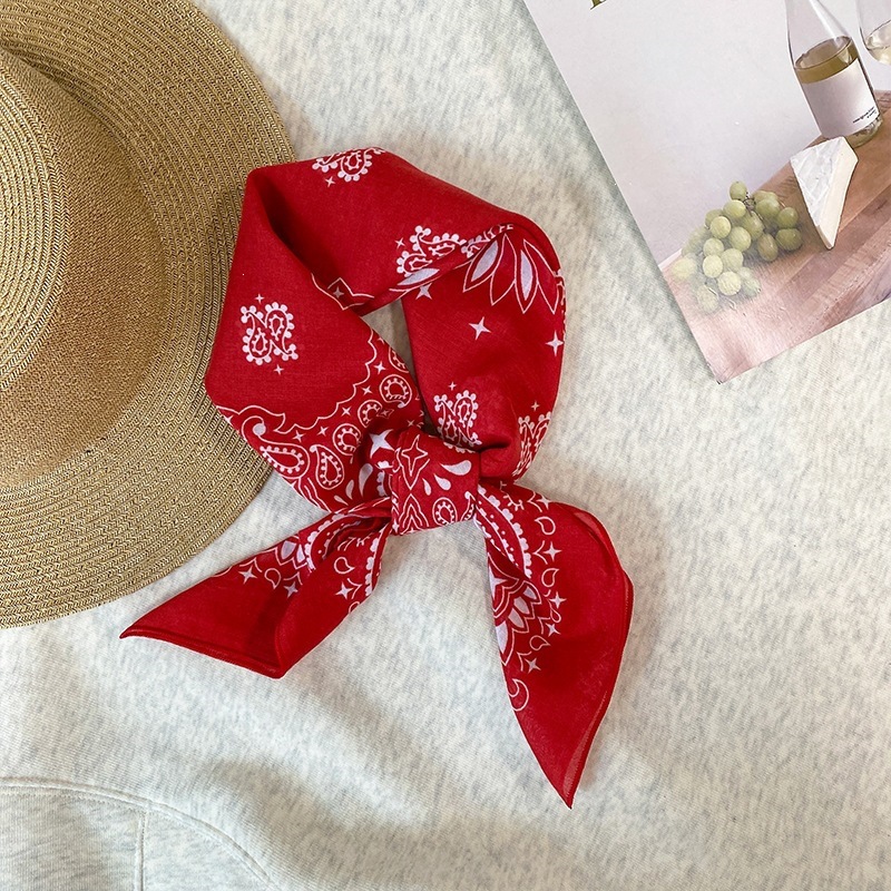 Foulard carré 100% coton pour  - Bandana Cotton avis et prix
