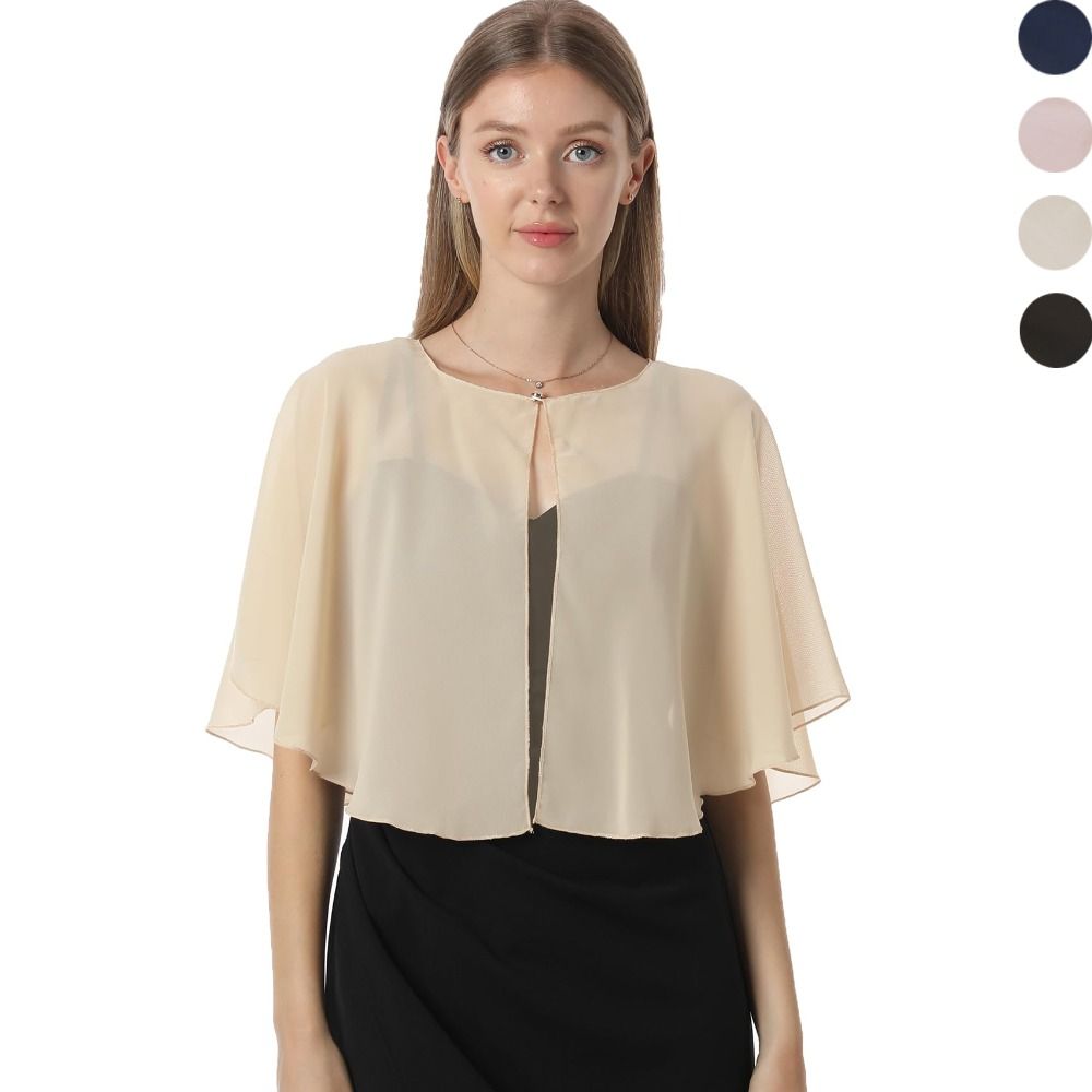 Capelet Vintage en mousseline  - Stole Wedding Shawl avis et prix