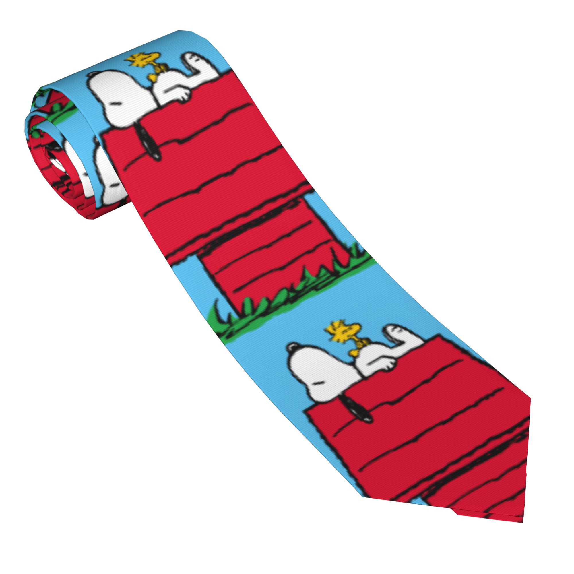 Cravates Snoopy Woodstock Dogh - Skinny Tie Men avis et prix
