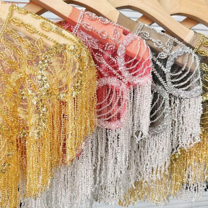 G92D paillettes brodées glands - Stole Wedding Shawl avis et prix