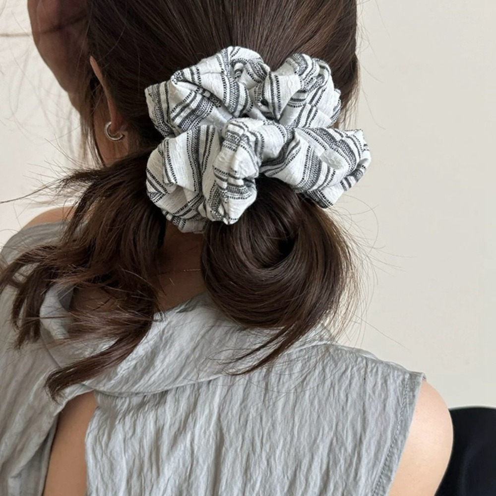 2025 corée mode rayure cheveux - Silk Tie Striped avis et prix