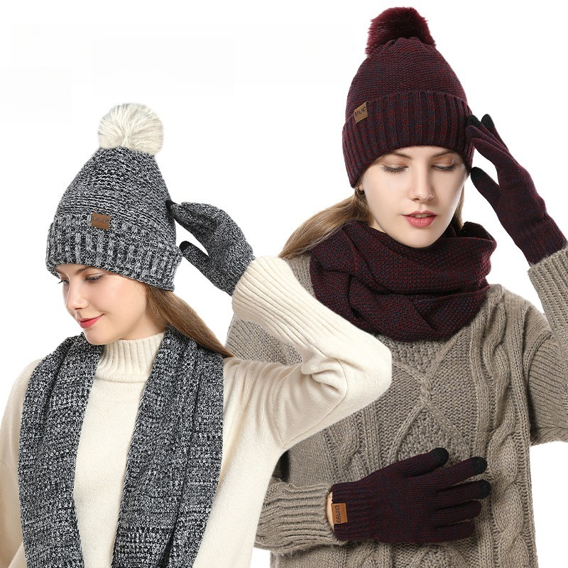 Ensemble tricoté 3 pièces pour - Infinity Scarf Knit avis et prix