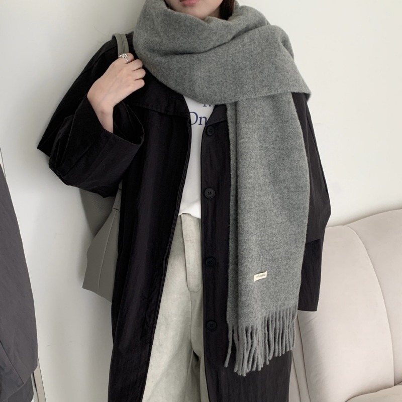 Version coréenne Chic solide g - Muffler Men Wool avis et prix