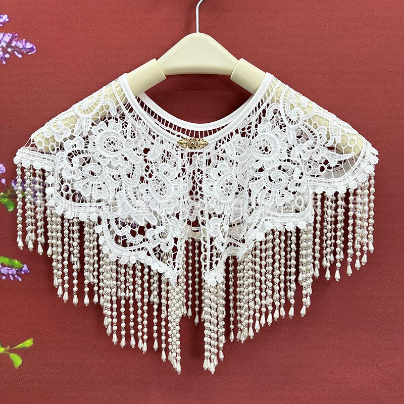 Châle vintage à pampilles en p - Stole Wedding Shawl avis et prix