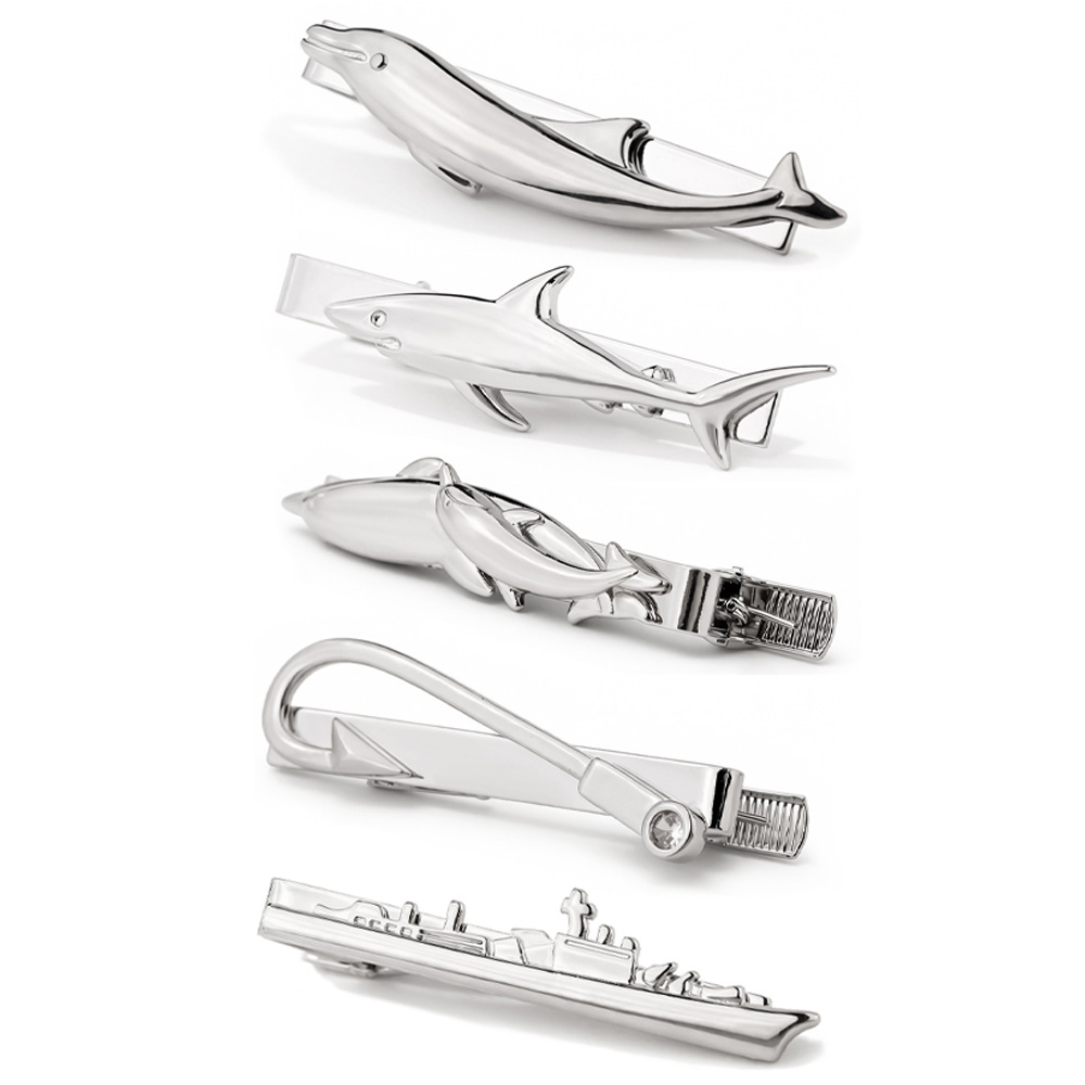 Pince à cravate créative en fo - Tie Clip Silver avis et prix