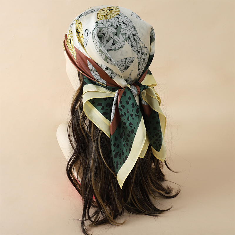 70x70 cm femmes écharpe soie s - Head Wrap Turban avis et prix