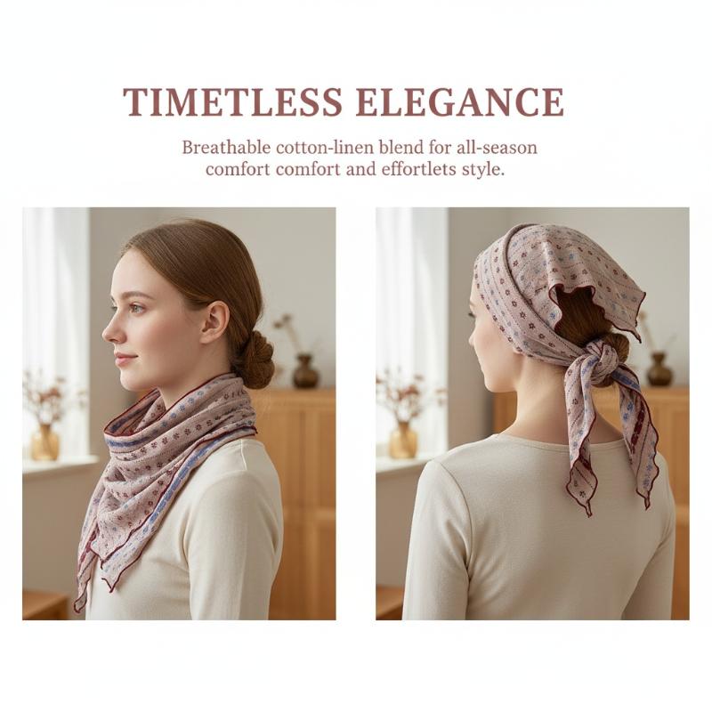 Écharpe triangulaire en coton  - Bandana Cotton avis et prix