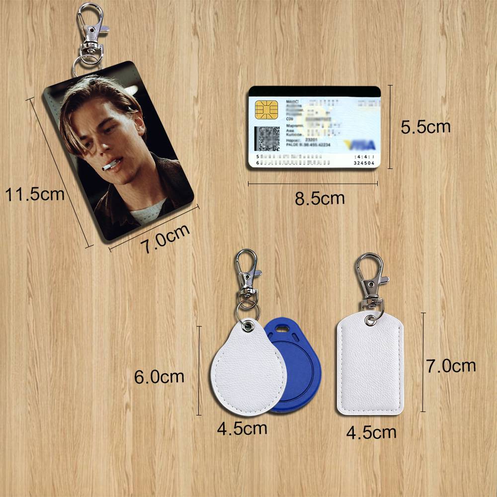 Porte-clés en cuir Leonardo Di - Lanyard Badge Holder avis et prix