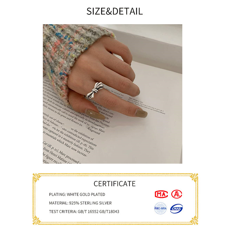 Bagues réglables en argent Ste - Tie Clip Silver avis et prix