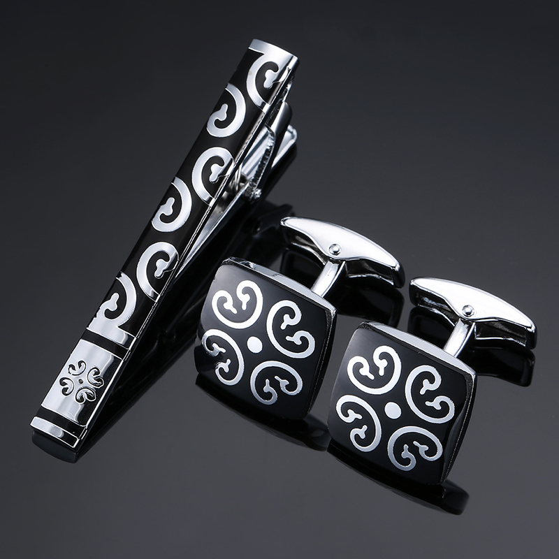 Boutons de manchette de haute  - Tie Bar Set Gift avis et prix