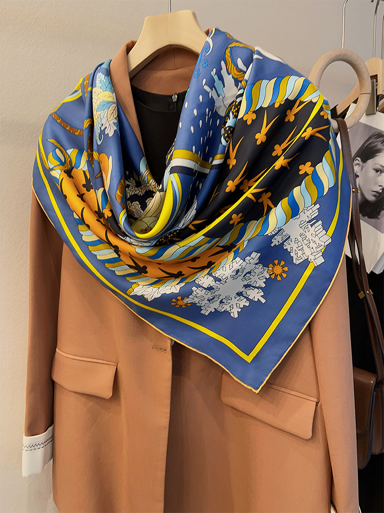 Écharpe Mulberry InjLarge pour - Scarf Silk Square avis et prix