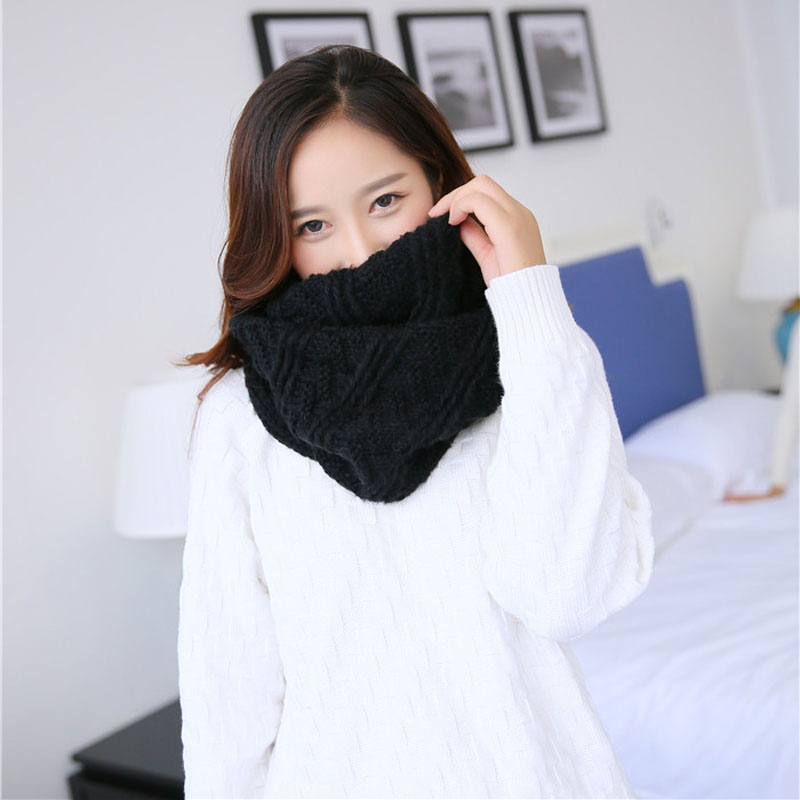 Écharpe tricotée épaisse unise - Infinity Scarf Knit avis et prix